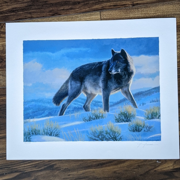 Wild & Wary Giclee in Color on Paper Hand Signed by Artist Pat McManus with COA - Picture 5 of 5